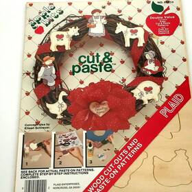 59210 Plaid Wood Cut-outs Apple Bits Cut&paste And Paste On Patterns - Bless Our Country Home