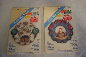 59263 Plaid 2 Apple Bits Folk Art Painting Paste Patterns Easy Cut Mini Wreath Country