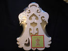 456799 Production 12 2-piece Interlocking " Wood Angel Fancy Crafty Centerpiece. 3d .