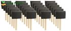 Properf24foam4 Pro Grade Inch Foam Sponge Wood Handle Paint 640746748097