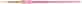 R9325-4 Royal Brush Crafters Choice White Bristle Round Brush-size 4 Set Of 6 090672932044