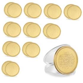 Yb002 Rainteam Blank Brass Challenge Coin Laser Engraving Coins Blanks 40 Mm With 20