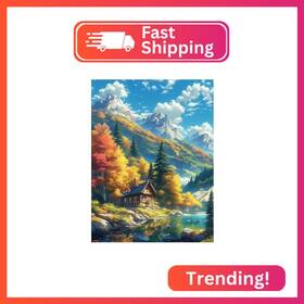 Us-g7928 Reivworl Landscape Diamond Art Kits For Adults Nature Painting Ge