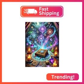 Us-g7929 Reivworl Halloween Diamond Art Kits For Adults Book Painting Gem