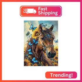 Re-dp-qy043 Rekxtmo Horse Diamond Art Kits For Adults Painting Dimond A