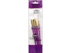 Rr-27910 Royal Brush Set White Taklon Variety 090672332066 Rr-27910 Royal Brush Set White Taklon Variety 090672332066