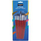 Sar566010bn 566010 Sargent Art All Purpose Natural Hair Brush Assortment 6788822034970