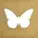 Sb2173 Cutout Kaisercraft 12 X12 8.5 X6 Beyond The Page Mdf Butterfly Silhouette Wall Art Frame 883416121732
