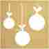Sb2207 Kaisercraft Beyond The Page Mdf Silhouette Wall Art 12 X12 Frame-baubles 883416122074