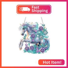S092 Senqao Horse Hanging Diamond Art Painting Kits For Adults Beginners 5d Special
