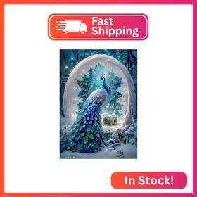 Wx3473 Senqao Peacock Diamond Painting Kits For Adults Diy 5d