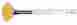 Sg850-4 Royal Brush Soft-grip Golden Taklon Fan Brush-size 4 Set Of 6 090672027085