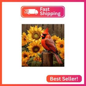 Sjutouci Sjt-d097 Cardinal Diamond Art Painting Kits For Adults Beg
