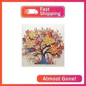 Sjt-sd004 Sjutouci Diamond Art Painting Kits For Adults 5d Tree Of Life Special Shape Dia