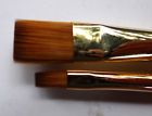 Sn60 Robert Simmons Lot And Sienna Artist Paint Brushes Flat Shader
