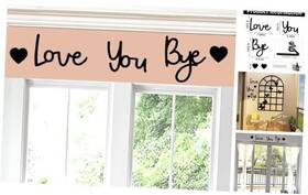 Ltz0001 Sutbyk 768561537211 Love You Bye Wood Signs For Home Wall Decor Express Bye-normal