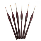 Svus-detailbrush-6-wh-170726fa Starvast 6pcs Detail Pointed 653892740099