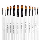 Svus-paintbrush-12filbert-wh-170725fa Starvast Painting Brushes 12pcs 653892740013