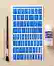 85593090201 The Lakeside Collection Glass Etching Kits Rub N Etch Kit 2