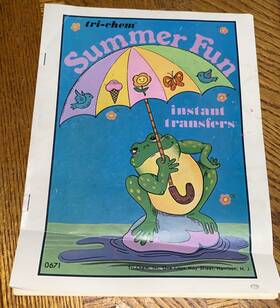 0671 Tri-chem Summer Fun Instant Transfers Book