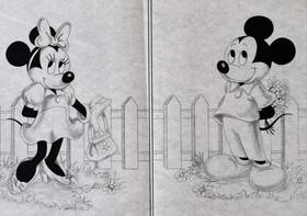 8825 Tri Chem 0848 Walt Disney Productions Mickey Mini Mouse Picture Trichem