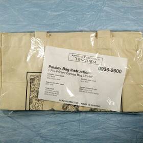0936-2600 Tri-chem #0936-2600 Paisley Pre-printed Canvas Bag 15x16