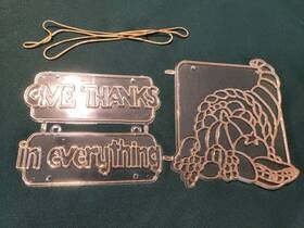1144 Tri-chem Vintage Inch Nos 1984 Sun-glo Give Thanks #1144