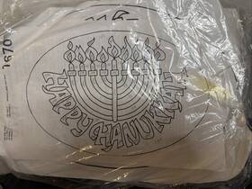 1670 Tri-chem Sun Glo Hanukkah Window Wonders Vintage Instructions 15 Inch X 10.5