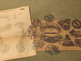 2586 Tri-chem Vintage Sun Glo Holiday Ornaments To Paint 1987 Easter Halloween