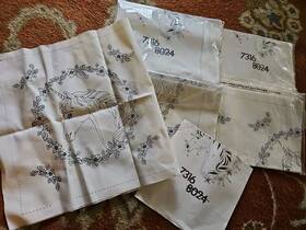 7316 Tri-chem 15 Unicorn Quilt Blocks 14x14 Liquid Embroidery To Paint #7316 Vintage