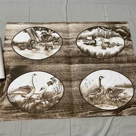 7325 Tri-chem Barnwood Bird Panel 19 Inch X 25
