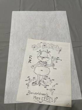 7471 Tri Chem Be Alert 12 Inch X 18 1971