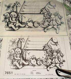 7651 Tri-chem Picture To Paint Name Date Weight Baby Announcement 12 Inch X 18