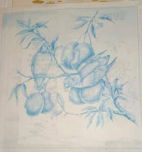 7892 Tri-chem Tropical Breakfeast Bird Watchers Parrots Picture To Paint
