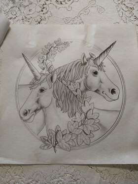 8266 Tri Chem Unicorns Picture To Paint Trichem Self Shading