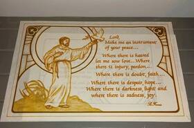 8280 Tri-chem St Francis Prayer Instrument Of Peace Picture To Paint Trichem