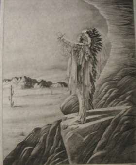 8817 Tri Chem 8459 Warrior Morning Prayer Cliff Picture To Paint Trichem