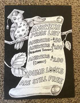 8668 Tri-chem Ready To Paint Liquid Embroidery Vtg Fabric Answers Owl Col