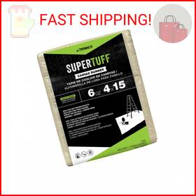 56708 Trimaco Supertuff 6 Oz Thick Utility Weight Canvas Drop Cloth 4-feet X 15