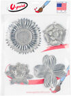 Up-108 U-paint Metal Embellishments 4-pkg-flowers 816188020088