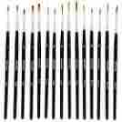 V15pbs Virtuoso Brushes Set For Painting 15 Pcs Art Supplies 712038065615