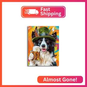 Fba-kb-318-dog Vaiieyo 5d Diy Dog Diamond Art Kits For Adults Painting Animal