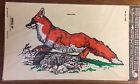 W-24 Decoral Decal Fox Vintage
