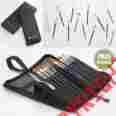 W9g1673 Castle Art Supplies Artist Paint Brush Set Watercolor Acrylic Oil Painting Knife Pop-up Stand Gift 784672836135