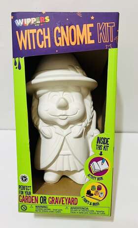 Wgn00002 Wippers Witch Gnome Diy Pottery Painting Kit