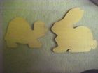 Wood Cut Out Rabbit Bunny Crafts Young Produces
