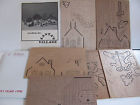 9984-25 Wooden Vtg Village Ready Tri-chem Paint Kit Santa