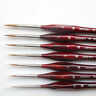 Wqk8627385 Unbranded Set Paint Brushes Professional Nylon Hair Art Miniature Painting
