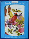 X-170-b Meyercord Home Decor Decals Kitchen Fruit Pink Strawberries Vintage Nip