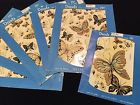 X-314 Decals Meyercord Vintage Black Gold Butterflies Sheets Transfers B C